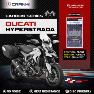 Carbon Brake Pads For Ducati Hyperstrada (2013-2015) - Front - CFB036 - 2 Sets