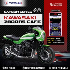 Carbon Brake Pads For Kawasaki Z900RS Cafe (2018 Onwards) - Rear - CFB041 - 1 Set