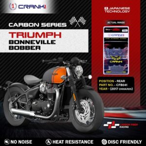 Carbon Brake Pads For Triumph Bonneville Bobber (2017 Onwards) - Rear - CFB041 - 1 Set