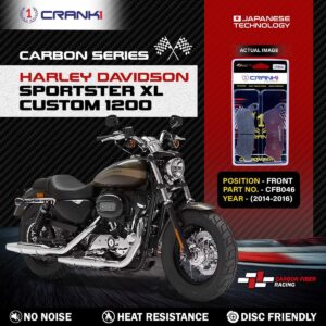 Carbon Brake Pads For Harley Davidson Sportster XL Custom 1200 (2014-2016) - Front - CFB046 - 1 Set