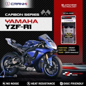 Carbon Brake Pads For Yamaha YZF-R1 (2015 Onwards) - Front - CFB083 - 2 Sets