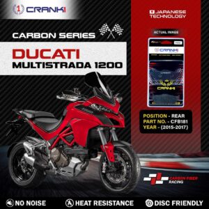 Carbon Brake Pads For Ducati Multistrada 1200 (2015-2017) - Rear - CFB181 - 1 Set