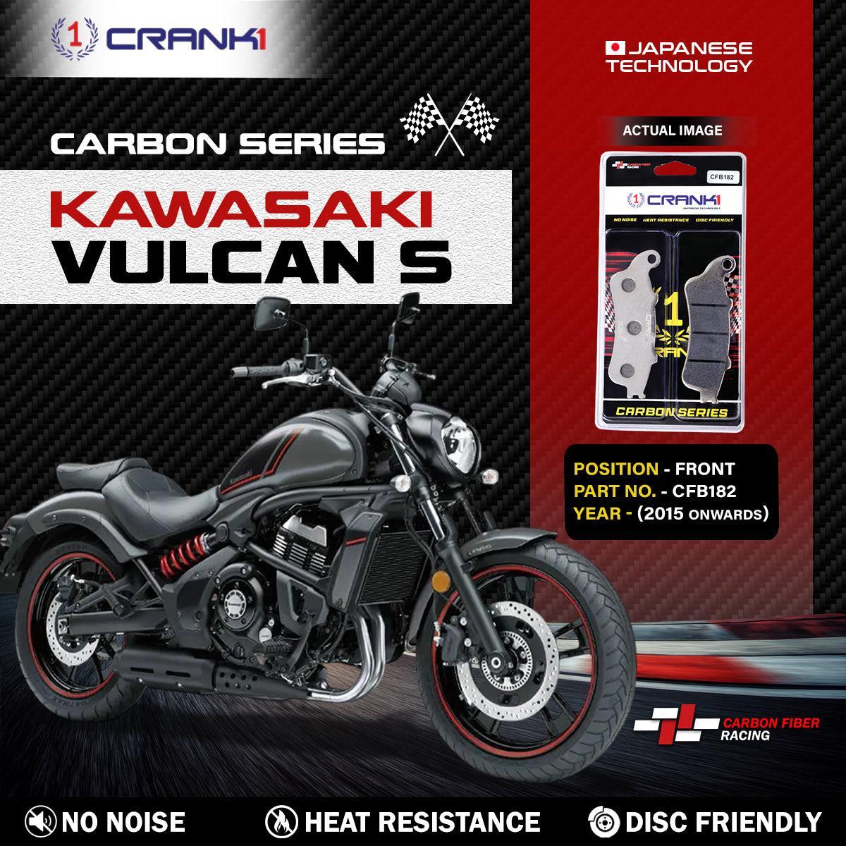 Carbon Brake Pads For Kawasaki Vulcan S (2015 Onwards) - Front - CFB182 - 1 Set