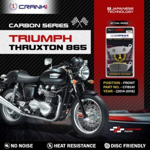 Carbon Brake Pads For Triumph Thruxton 865 (2014-2016) - Front - CFB241 - 2 Sets