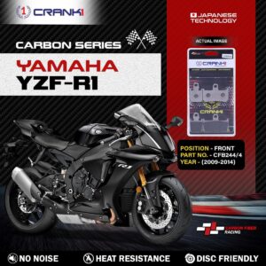 Carbon Brake Pads For Yamaha YZF-R1 (2009-2014) - Front - CFB244/4 - 2 Sets