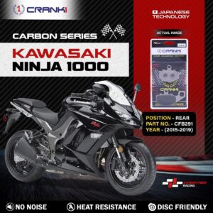 Carbon Brake Pads For Kawasaki Ninja 1000 (2015-2019) - Rear - CFB291 - 1 Set