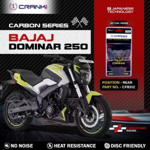 Carbon Brake Pads For Bajaj Dominar 250 - Rear - CFB312 - 1 Set