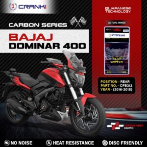 Carbon Brake Pads For Bajaj Dominar 400 (2016-2018) - Rear - CFB312 - 1 Set