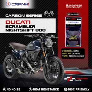 Carbon Brake Pads For Ducati Scrambler Nightshift 800 (2023 Onwards) - Rear - CFB312 - 1 Set