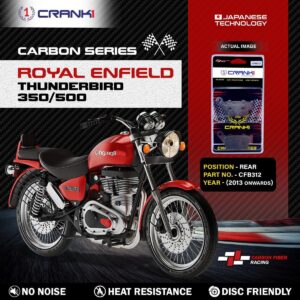 Carbon Brake Pads For Royal Enfield Thunderbird 350/500 (2013 Onwards) - Rear - CFB312 - 1 Set