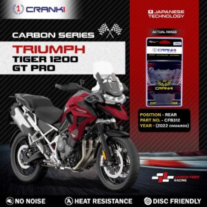 Carbon Brake Pads For Triumph Tiger 1200 GT Pro (2022 Onwards) - Rear - CFB312 - 1 Set