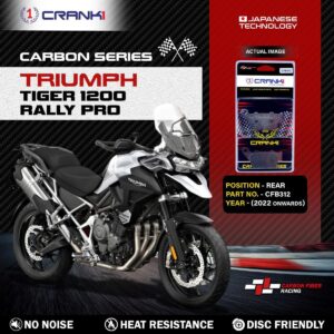 Carbon Brake Pads For Triumph Tiger 1200 Rally Pro (2022 Onwards) - Rear - CFB312 - 1 Set