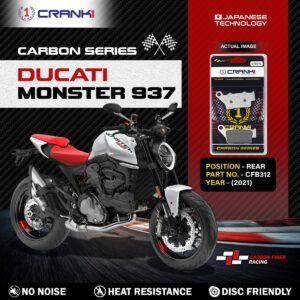 Carbon Brake Pads For Ducati Monster 937 (2021) - Rear - CFB312 - 1 Set