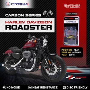 Carbon Brake Pads For Harley Davidson Roadster (2018) - Rear - CFB452 - 1 Set