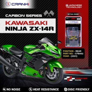 Carbon Brake Pads For Kawasaki Ninja ZX-14Rξ(2021) - Rear - CFB452 - 1 Set