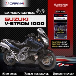 Carbon Brake Pads For Suzuki V-Strom 1000 (2002-2010) - Rear - CFB471 - 1 Set