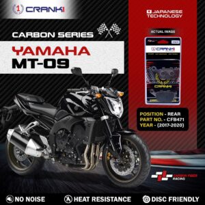 Carbon Brake Pads For Yamaha MT-09 (2017-2020) - Rear - CFB471 - 1 Set