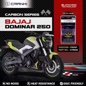 Carbon Brake Pads For Bajaj Dominar 250 - Front - CFB606 - 1 Set