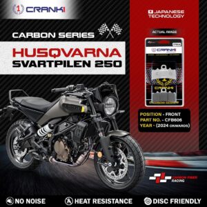 Carbon Brake Pads For Husqvarna Svartpilen 250 (2024 Onwards) - Front - CFB606 - 1 Set