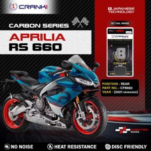Carbon Brake Pads For Aprilia RS 660 (2021 Onwards) - Rear - CFB662 - 1 Set