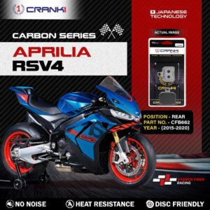 Carbon Brake Pads For Aprilia RSV4 (2015-2020) - Rear - CFB662 - 1 Set