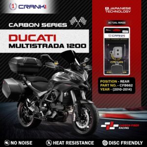 Carbon Brake Pads For Ducati Multistrada 1200 (2010-2014) - Rear - CFB662 - 1 Set