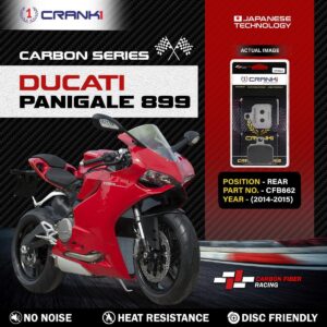 Carbon Brake Pads For Ducati Panigale 899 (2014-2015) - Rear - CFB662 - 1 Set