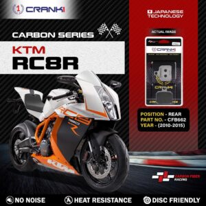 Carbon Brake Pads For KTM RC8R (2010-2015) - Rear - CFB662 - 1 Set