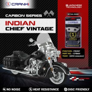 Carbon Brake Pads For Indian Chief Vintage (2014 Onwards) - Front - CFB691 - 1 Set