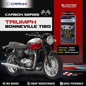 Carbon Brake Pads For Triumph Bonneville T120 (2016 Onwards) - Front - CFB691 - 1 Set