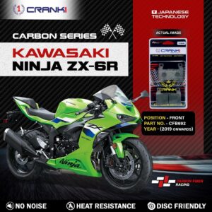 Carbon Brake Pads For Kawasaki Ninja ZX-6R (2019 Onwards) - Front - CFB692 - 2 Sets