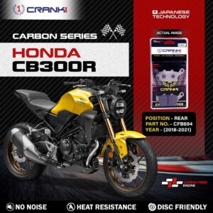 Carbon Brake Pads For Honda CB300Rξ(2018-2021) - Rear - CFB694 - 1 Set