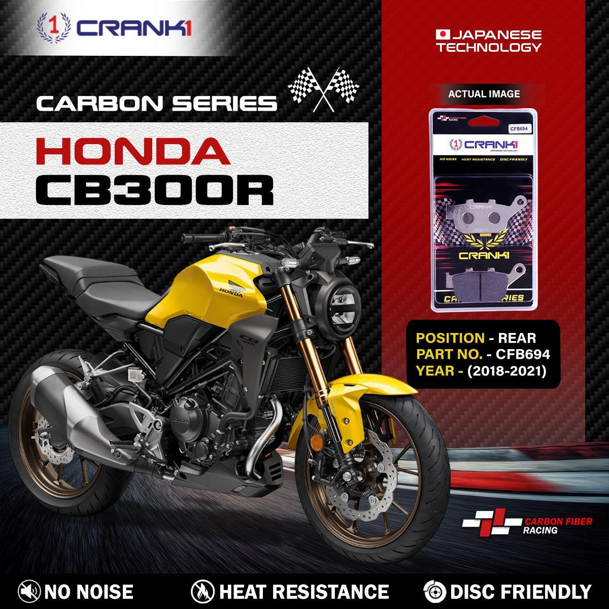 Carbon Brake Pads For Honda CB300Rξ(2018-2021) - Rear - CFB694 - 1 Set