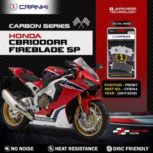 Carbon Brake Pads For Honda CBR1000RR Fireblade SP (2017-2019) - Front - CFB744 - 2 Sets