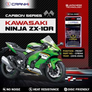 Carbon Brake Pads For Kawasaki Ninja ZX-10R (2016-2020) - Front - CFB744 - 2 Sets