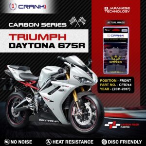 Carbon Brake Pads For Triumph Daytona 675R (2011-2017) - Front - CFB744 - 2 Sets