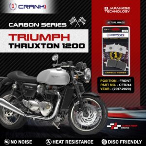 Carbon Brake Pads For Triumph Thruxton 1200 (2017-2020) - Front - CFB744 - 2 Sets