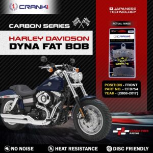 Carbon Brake Pads For Harley Davidson Dyna Fat Bob (2008-2017) - Front - CFB754 - 2 Sets