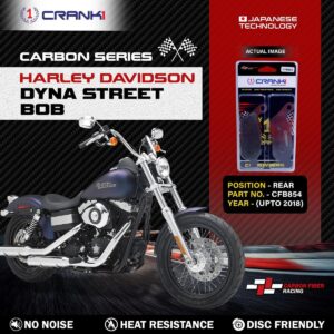 Carbon Brake Pads For Harley DavidsonŒæDyna Street Bob (Upto 2018) - Rear - CFB854 - 1 Set