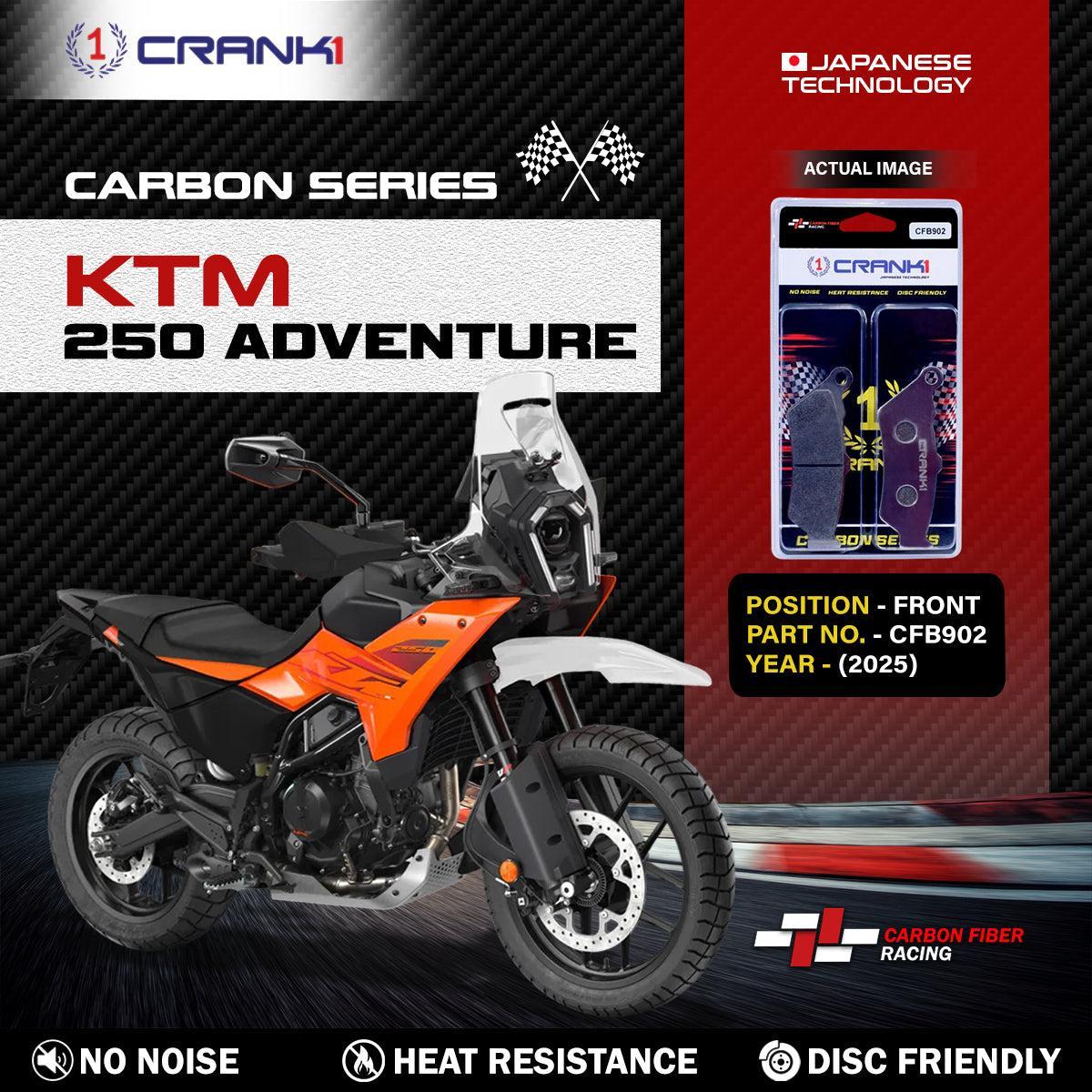 Carbon Brake Pads For KTM 250 Adventure (2025) - Front - CFB902 - 1 Set