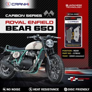 Carbon Brake Pads For Royal Enfield Bear 650 (2024 Onwards) - Front - CFB902 - 1 Set