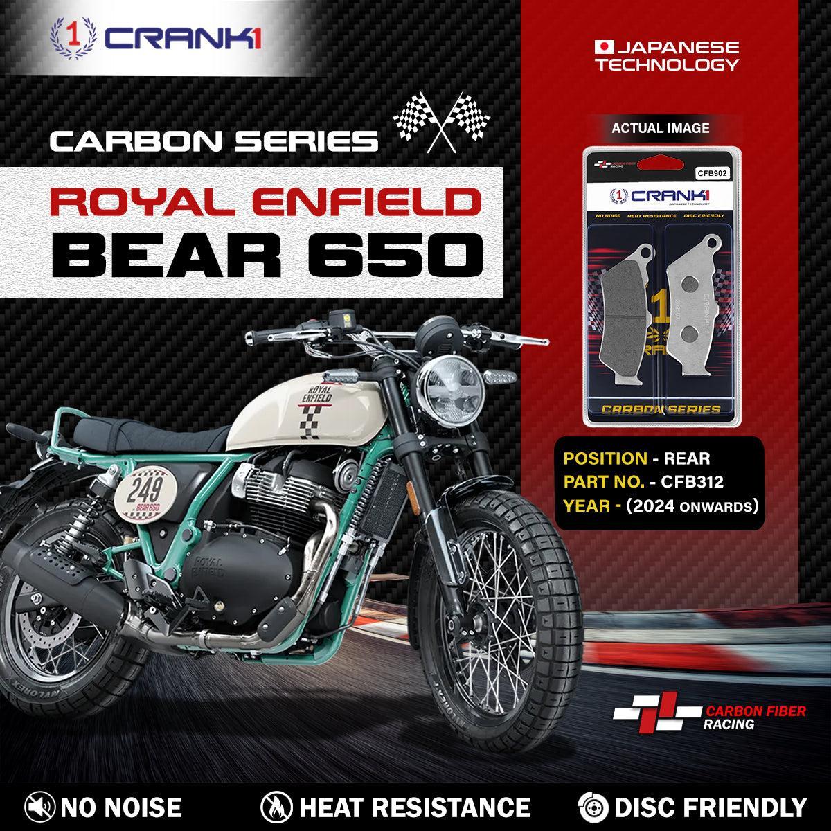 Carbon Brake Pads For Royal Enfield Bear 650 (2024 Onwards) - Front - CFB902 - 1 Set
