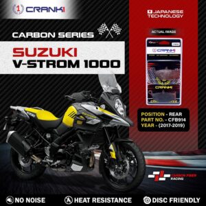 Carbon Brake Pads For Suzuki V-Strom 1000 (2017-2019) - Rear - CFB914 - 1 Set