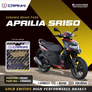 Ceramic Brake Pads For Aprilia SR150 - Front - CRM063 - 1 Set