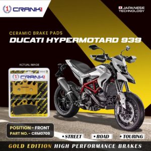 Ceramic Brake Pads For Ducati Hypermotard 939 - Front - CRM0709 - 2 Sets