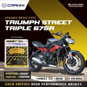 Ceramic Brake Pads For Triumph Street Triple 675 R - Front - CRM1309 - 2 Sets