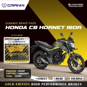 Ceramic Brake Pads For Honda CB Hornet 160R (2019) - Front - CRM2809 - 1 Set