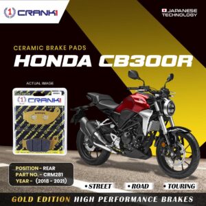 Ceramic Brake Pads For Honda CB300R (2018-2021) - Rearξ- CRM281 - 1 Set