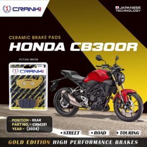 Ceramic Brake Pads For Honda CB300R (2024) - Rearξ- CRM281 - 1 Set