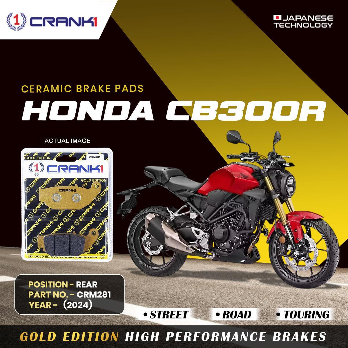Ceramic Brake Pads For Honda CB300R (2024) - Rearξ- CRM281 - 1 Set